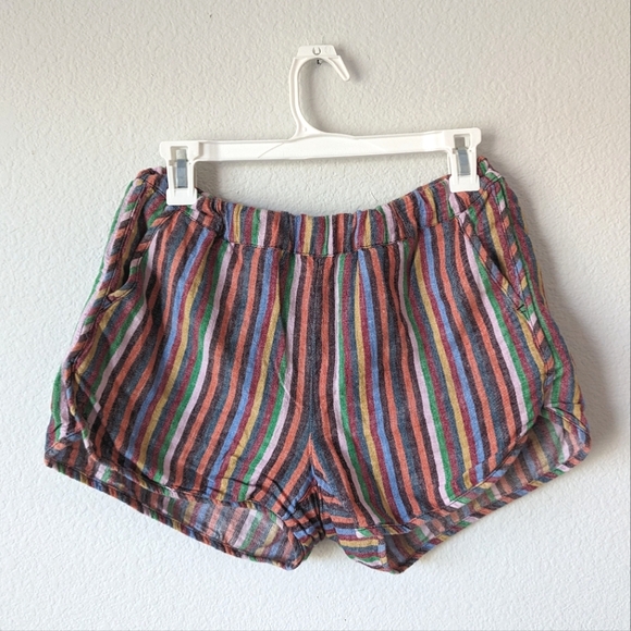 Madewell Pants - Madewell Striped Multi Colored Shorts